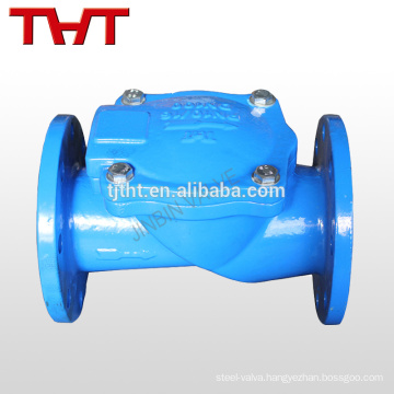 BS5153 swing flange type non return non slam stop check valve operation